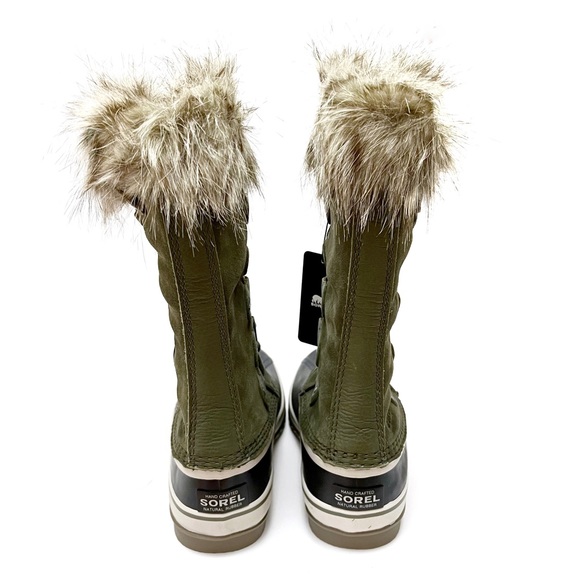 Sorel Joan of Arctic Nori Green Dark Stone Waterproof Winter Boots NEW - Picture 5 of 10